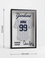 Aaron Judge Yankees Shadow Box, 3D Printed MLB Jersey Wall Decor, Baseball Desk Accessory, New York Yankees Gift, 99 Jersey Sign, Sports Fan