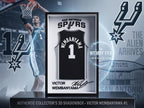 Victor Wembanyama 3D Printed Jersey Shadowbox, NBA Spurs Wemby #1 Desk Shelf or Wall Decor, Dorm Room Gift, Back to School Sports,