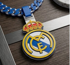 Real Madrid Necklace , 3D Printed Madridista Chain And Pendant- 34 Inch Chain