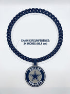 Dallas Cowboys Fan Necklace | NFL Chunky Football Turnover Chain