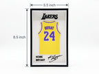 Kobe Bryant Lakers Jersey Shadow Box | 3D Printed NBA Basketball Fan Desk & Wall Decor | Sports Memorabilia Gift for Him | 8.5x5.5 Display