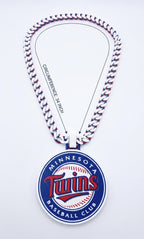 Minnesota Twins 3D Printed Necklace, MLB Fan Gear, Baseball Pendant Jewelry, Custom Sports Chain, Twins Baseball Gift, MLB Team Accessory