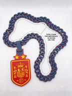 3D Printed España Spain Football Necklace | 2 Stars 2026 World Cup Champions | Lamine Yamal Fan Gift | Espana National Team Soccer Chain