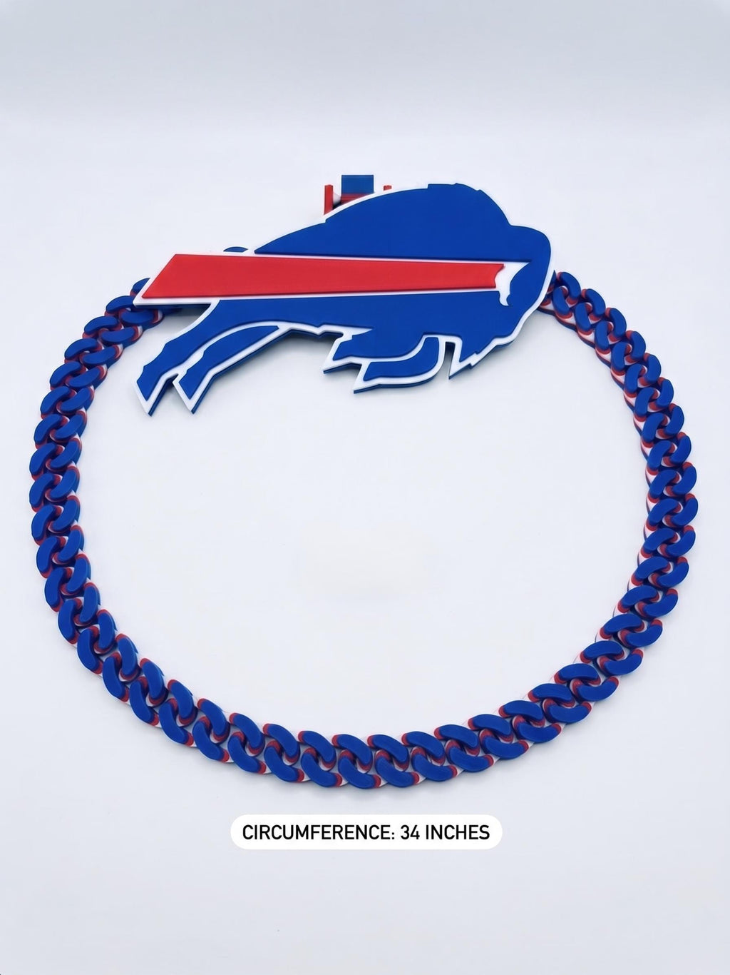 Buffalo Bills Fan Chain, NFL Necklace, Bills Mafia