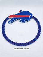 Buffalo Bills Fan Chain, NFL Necklace, Bills Mafia