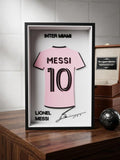 3D Printed Messi Jersey • Inter Miami Display • Messi Gift for Fans • Football Decor • Lionel Messi Collectible • Desk or Shelf Display