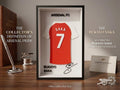 Arsenal Jersey Display • 3D Printed Saka & Rice Collectibles • Arsenal FC Gift • Football Desk Decor • Limited Edition Fan Memorabilia