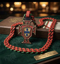 Portugal FPF 3D Printed Necklace & Pendant – Red Green or Black Chain – Handmade Football Jewelry – Fan Gift Inspired by Ronaldo – World Cup