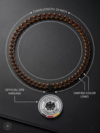 Germany DFB 3D Printed Necklace & Pendant – Black Red Yellow Football Chain – Handmade Soccer Jewelry – Fan Gift Inspired Müller – World Cup