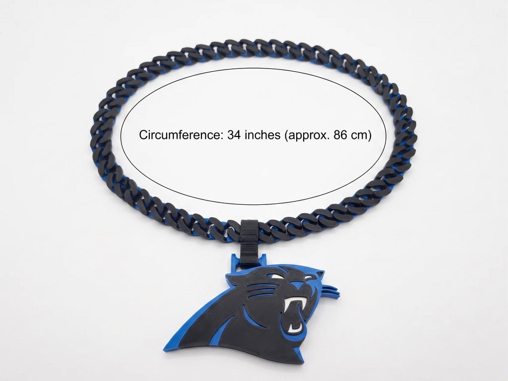 Carolina Panthers Necklace - NFL Fan Chain