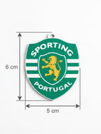Sporting Lisbon Bag tag with dimensions