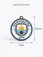 Manchester City FC Keychain | 3D Printed Man City Football Keyring | EPL Soccer Bag Tag | Gift for Citizens Fans | MCFC Soccer Accessory