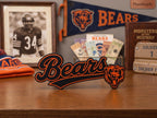 Chicago Bears Sign | NFL Football Desk Decor & Shelf Display