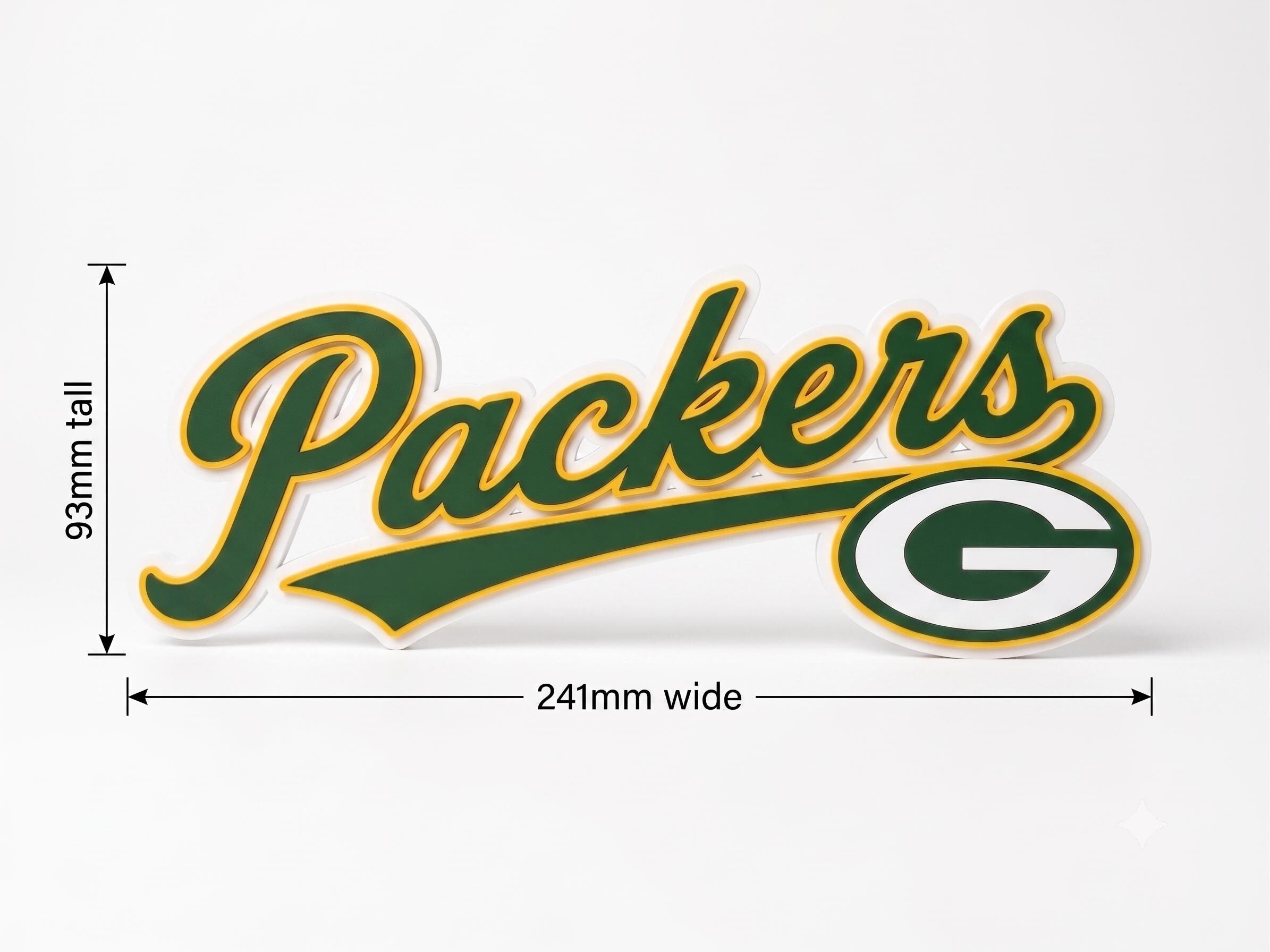 Green Bay Packers Sign | NFL Desk Decor & Shelf Display