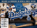 LA Dodgers 3D Printed Desk & Shelf Decor | MLB Baseball Fan Gift | Los Angeles Sports Sign for Office, Man Cave, or Bedroom