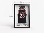 LeBron James Philadelphia 76ers 3D Jersey Shadowbox | Basketball Wall Art, Desk Shelf Decor, College Dorm Room & Back to School Gift