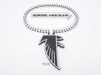 Atlanta Falcons Retro Logo Necklace, NFL Vintage Logo Fan Chain