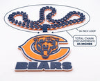 Chicago Bears Necklace | NFL Football Fan Turnover Chain