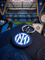 Inter Milan Keychain | 3D Printed Nerazzurri Football Club Emblem | Serie A Soccer Fan Gift | Italian Football Keyring & Sports Bag Tag