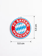 FC Bayern Munich Keychain • 3D Printed German Soccer Keyring • Bundesliga Football Bag Tag • Gift for Sports Fan • Mia San Mia Crest