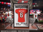 Baker Mayfield Tampa Bay Buccaneers 3D Printed Jersey Shadow Box | NFL Desk & Wall Decor | Back to School Dorm Room Decor | Football Gift