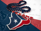 Houston Texans Fan Chain Necklace | 34 Inch NFL Turnover Style Chain