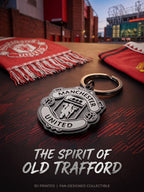 Manchester United 3D Printed Keychain | EPL Football Crest Keyring | Red Devils Soccer Fan Gift | Old Trafford Bag Tag Mens Sports Gift