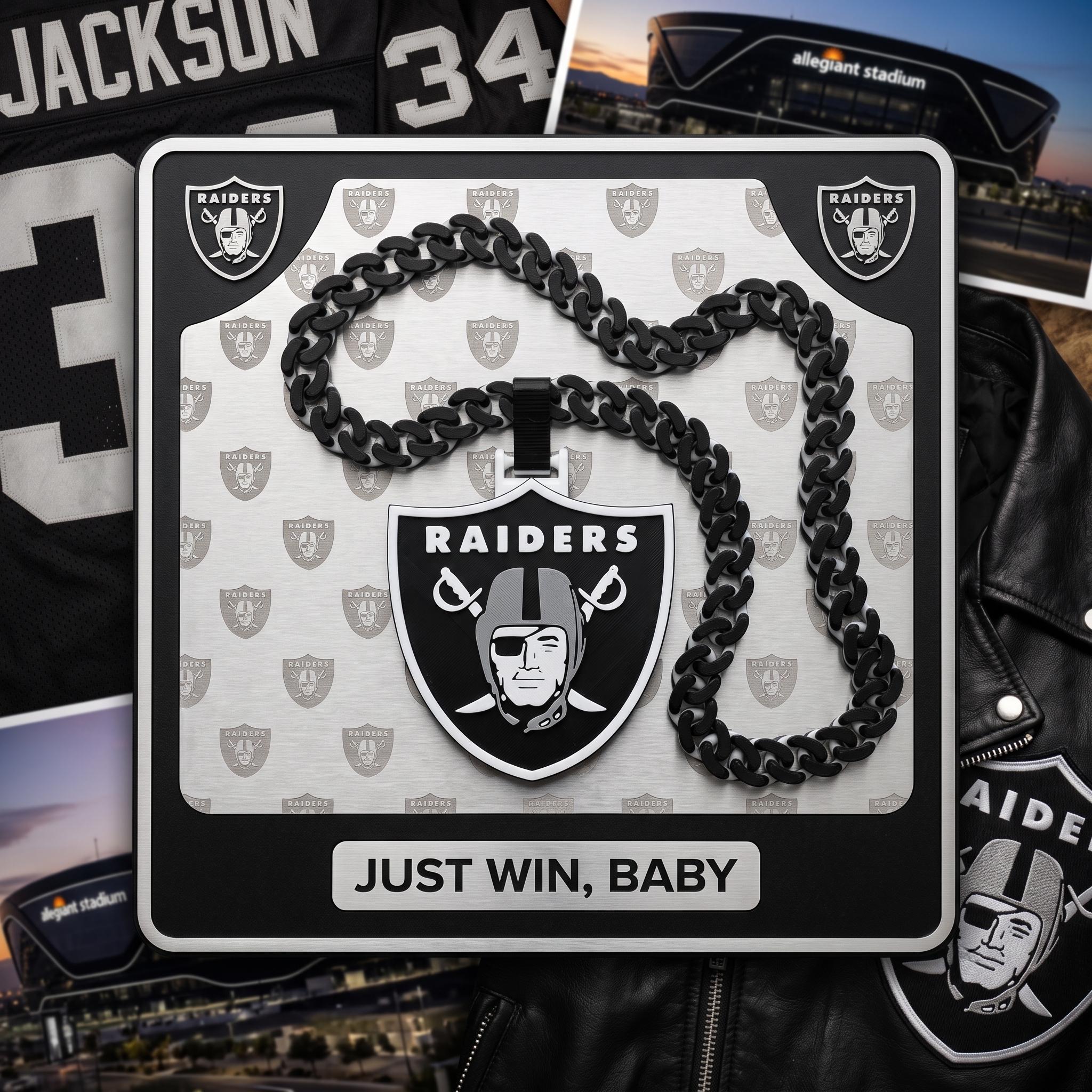 Raiders Necklace | NFL Las Vegas Football Fan Gear