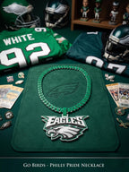 Philadelphia Eagles Fan Chain Necklace - NFL Oversized Game Day Turnover Chain