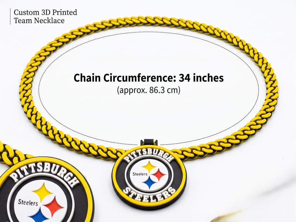 Pittsburgh Steelers Necklace | NFL Fan Turnover Chain