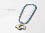 LA Rams Chain Necklace | NFL Inch Game Day Turnover Fan Jewelry