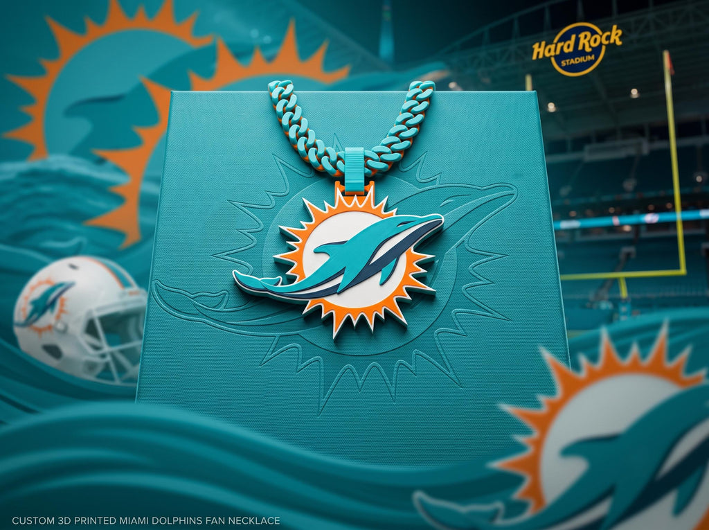 Miami Dolphins Fan Chain - NFL Fan Necklace