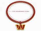 Washington Commanders Fan Chain - NFL 34 Inch Football Necklace