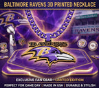 Baltimore Ravens Necklace | NFL Chunky Football Fan Chain