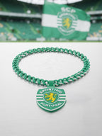 Sporting CP 3D Printed Necklace | Sporting Lisbon Fan Chain & Pendant | Football Supporter Jewelry | Soccer Stadium Game Day Gift