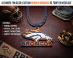 Denver Broncos Necklace | NFL Chunky Chain Game Day Fan Gear